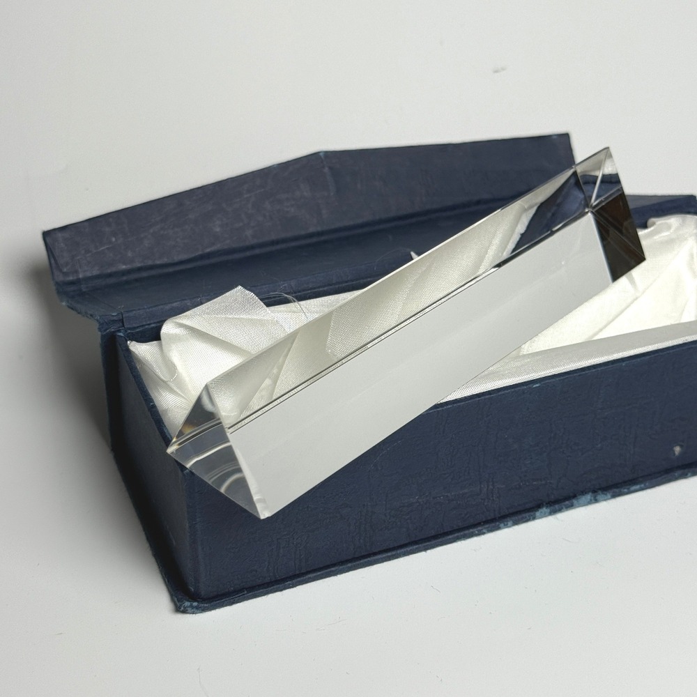 Amlong Crystal 6‎ Inch Optical Glass Triangular Prism for Photography Science
